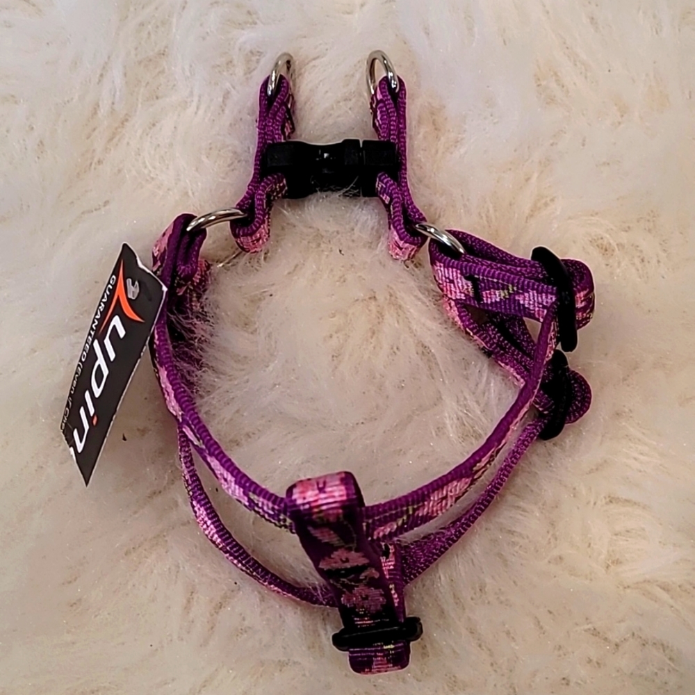 NWT Lupine Step In Dog Harness - Rose Garden